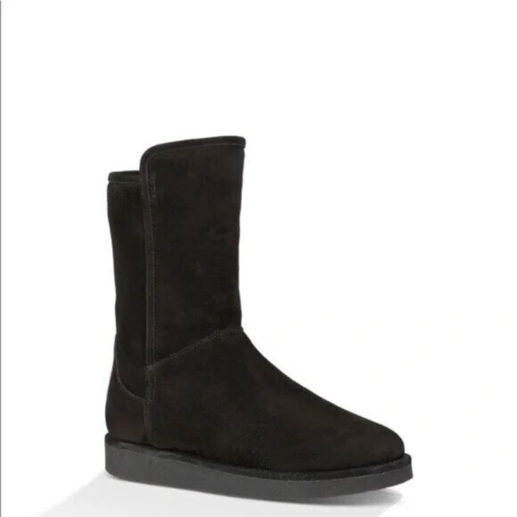 Ugg | Black 1009250 Abree Short Boots | Size 8 - Picture 2 of 13